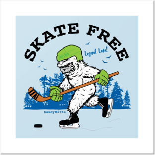 Skate Free Hockey Legend Posters and Art